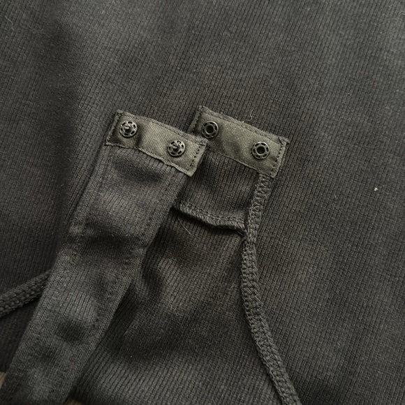 NWT Free People Brexley Bodysuit - Black M - Picture 9 of 9